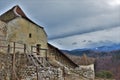 The mystery of  Rasnov Fortress Royalty Free Stock Photo